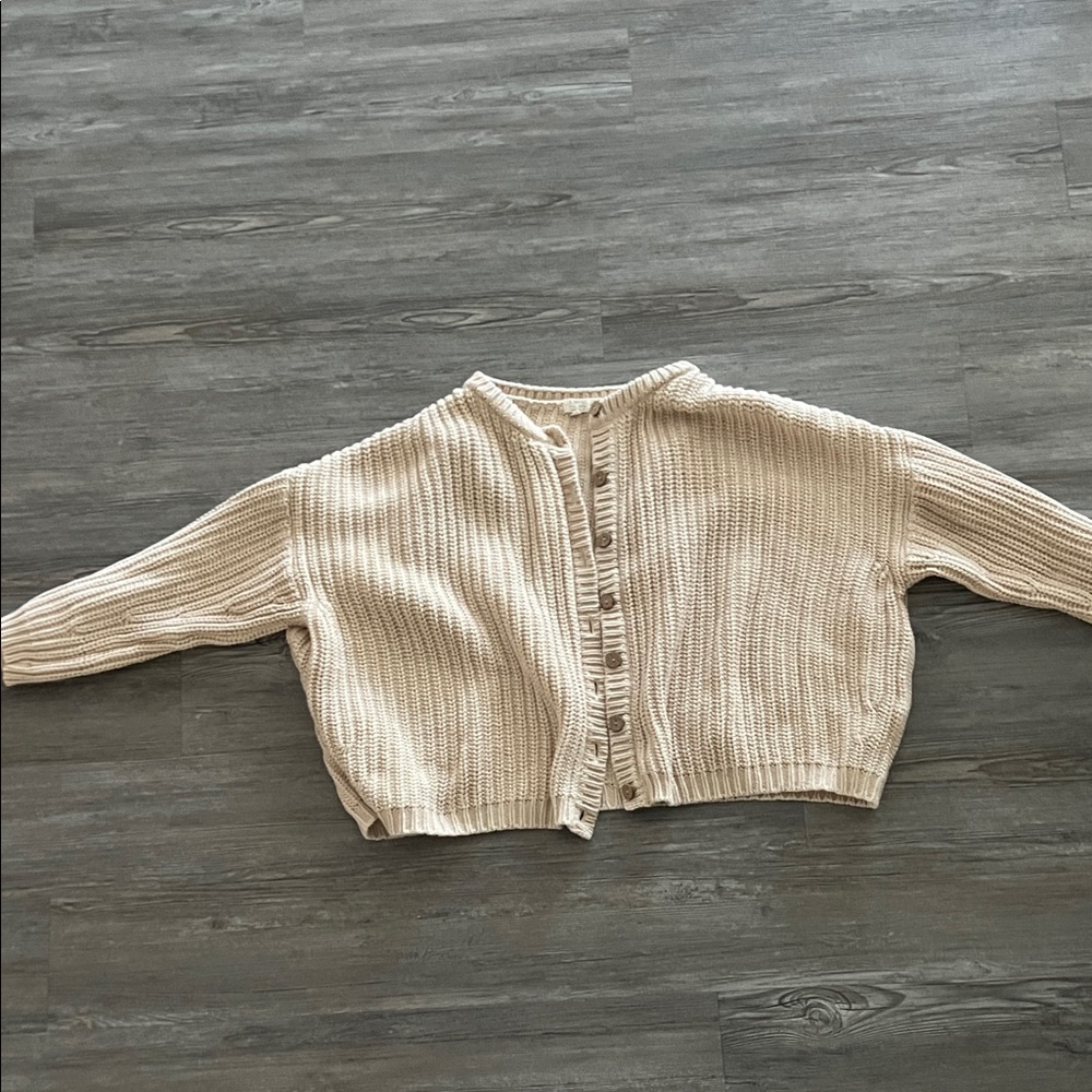 100% Organic Cotton Women's Cream Sweater